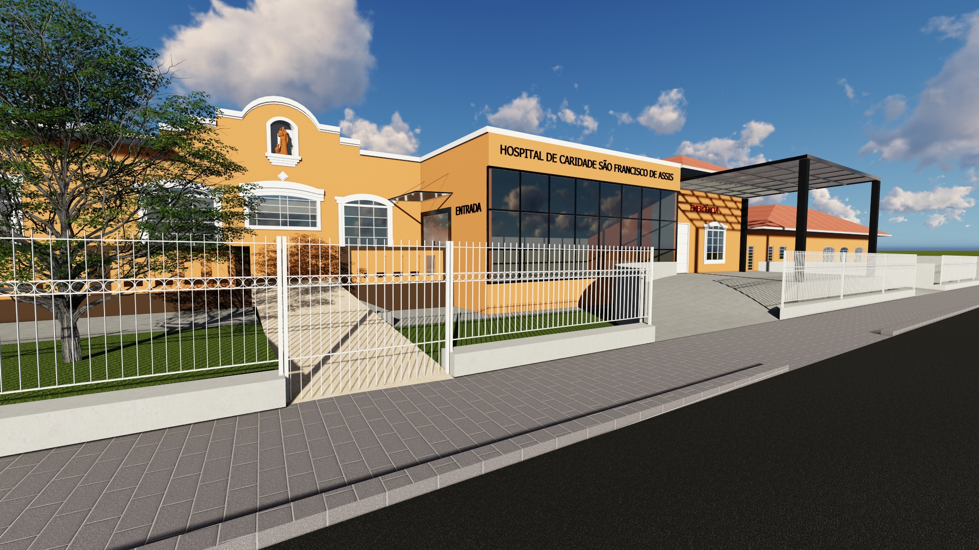 Projeto Arquitetônico | Hospital São Francisco de Assis | Rio Azul - PR