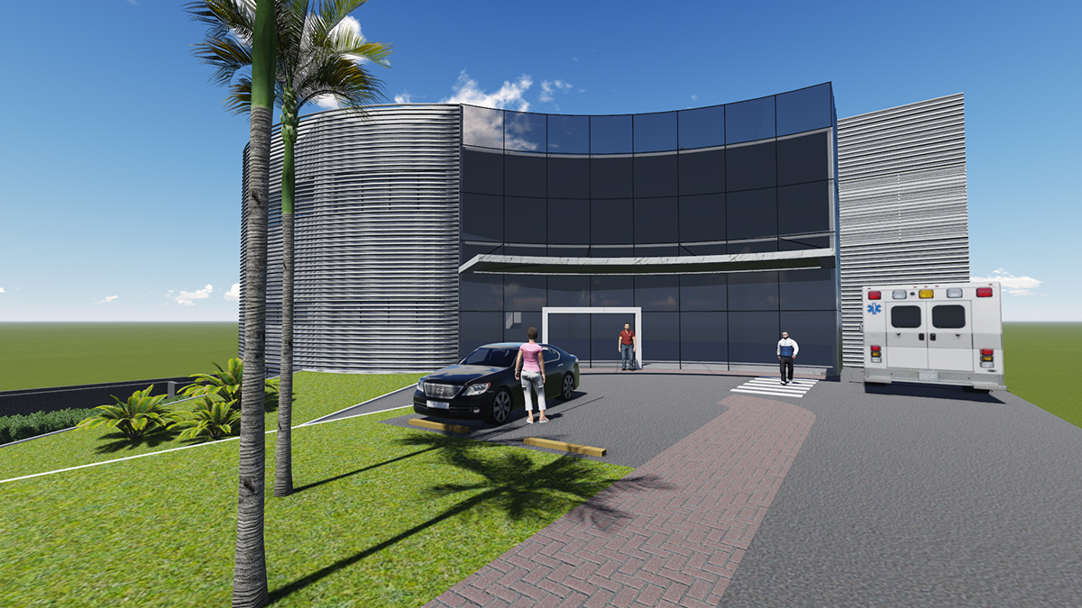 Projeto arquitetônico - Clínica de Diálise - Atuba - Curitiba, PR - BIOENG